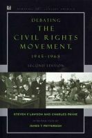 Steven F. Lawson - Debating Civil Rights & Debating the 60s - 9781442208650 - V9781442208650