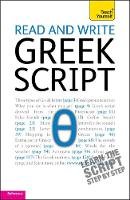 Sheila Hunt - Read and write Greek script: Teach yourself - 9781444106138 - V9781444106138