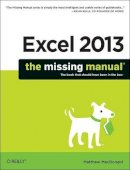 Matthew Macdonald - Excel 2013 - The Missing Manual - 9781449357276 - V9781449357276