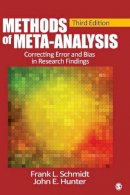 Frank L. Schmidt - Methods of Meta-Analysis: Correcting Error and Bias in Research Findings - 9781452286891 - V9781452286891