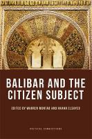 Warren Montag - Balibar and the Citizen Subject - 9781474404211 - V9781474404211