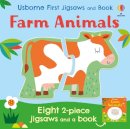 Usborne Publishing Ltd - Usborne First Jigsaws: Farm Animals - 9781474988544 - 9781474988544