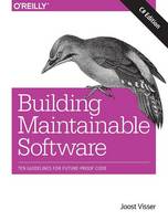 Joost Visser - Building Maintainable Software, C# Edition - 9781491954522 - V9781491954522