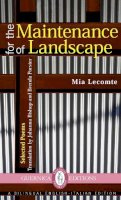 Mia Lecomte - For the Maintenance of Landscape Volume 1 - 9781550713718 - V9781550713718