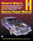 Haynes Publishing - GM Cadillac Eldorado, Seville, Deville, Fleetwood (Fwd), Oldsmobile Tornado and Buick Riviera (1986-1993) Automotive Repair Manual - 9781563923470 - V9781563923470