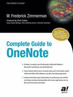 Scott Zimmerman - Complete Guide to OneNote - 9781590592168 - V9781590592168