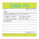 Knock Knock - Knock Knock Hand Lettered Sticky Note Thank You - 9781601065087 - V9781601065087