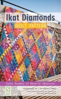 Kathy Doughty - Ikat Diamonds Quilt Pattern: Finished Quilt: 65