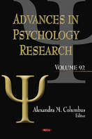 Columbus A.M. - Advances in Psychology Research: Volume 92 - 9781619427327 - V9781619427327