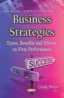 Cindy Porter - Business Strategies: Types, Benefits & Effects on Firm Performance - 9781634637008 - V9781634637008