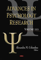 Alexandra M. Columbus (Ed.) - Advances in Psychology Research: Volume 113 - 9781634838795 - V9781634838795