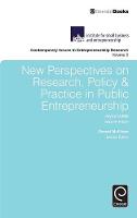 Dk - New Perspectives on Research, Policy & Practice in Public Entrepreneurship - 9781785608216 - V9781785608216