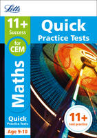 Letts 11+ - Letts 11+ Success  11+ Maths Quick Practice Tests: for the CEM tests: Age 9-10 - 9781844198900 - V9781844198900