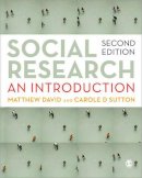 Matthew David - Social Research: An Introduction - 9781847870131 - V9781847870131