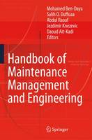 Mohamed Ben-Daya (Ed.) - Handbook of Maintenance Management and Engineering - 9781848824713 - V9781848824713