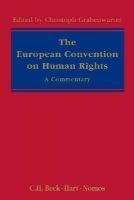 Christoph Grabenwarter - European Convention on Human Rights: Commentary - 9781849461917 - V9781849461917