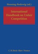 Henning-Bodewig (Ed) - International Handbook on Unfair Competition - 9781849463683 - V9781849463683
