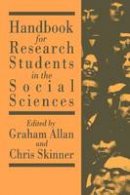 Graham Allan - Handbook for Research Students in the Social Sciences - 9781850009368 - V9781850009368