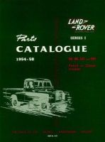 Brooklands Books Ltd - Land Rover Series 1 Parts Catalogues 1954-58 - 9781855201071 - V9781855201071