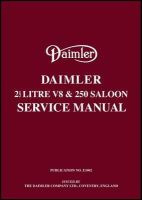 R.M. Clarke - Daimler 2.5 V8 and 250 Saloon Service Manual - 9781855208759 - V9781855208759
