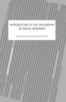 Tim May - An Introduction to the Philosophy of Social Research - 9781857283129 - V9781857283129