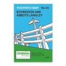 Nick Moon - Bovingdon and Abbots Langley (Chiltern Society Footpath Maps Series) - 9781906632076 - V9781906632076