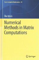 Åke Björck - Numerical Methods in Matrix Computations - 9783319050881 - V9783319050881