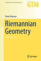 Peter Petersen - Riemannian Geometry - 9783319266527 - V9783319266527