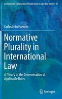 Carlos Ivan Fuentes - Normative Plurality in International Law: A Theory of the Determination of Applicable Rules - 9783319439273 - V9783319439273