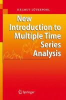 Helmut Lutkepohl - New Introduction to Multiple Time Series Analysis - 9783540262398 - V9783540262398