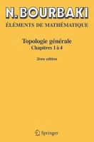 N. Bourbaki - Topologie générale: Chapitres 1-4 (French Edition) - 9783540339366 - V9783540339366