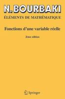 N. Bourbaki - Fonctions D'Une Variable Reelle - 9783540340362 - V9783540340362