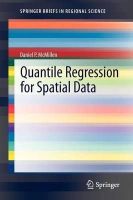 Daniel P. McMillen - Quantile Regression for Spatial Data (SpringerBriefs in Regional Science) - 9783642318146 - V9783642318146