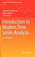 Gebhard Kirchgassner - Introduction to Modern Time Series Analysis - 9783642334351 - V9783642334351