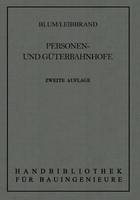 Otto Blum - Personen- Und G terbahnh fe - 9783662126776 - V9783662126776