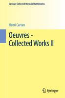Henri Cartan - Oeuvres - Collected Works II - 9783662469088 - V9783662469088