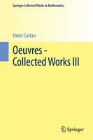 Henri Cartan - Oeuvres - Collected Works III - 9783662469118 - V9783662469118