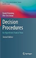Daniel Kroening - Decision Procedures: An Algorithmic Point of View - 9783662504963 - V9783662504963
