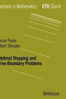 Goran Peskir - Optimal Stopping and Free Boundary Problems - 9783764324193 - V9783764324193