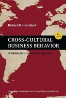 Richard R Gesteland - Cross-Cultural Business Behavior: A Guide for Global Management (Fifth Edition) - 9788763002387 - V9788763002387