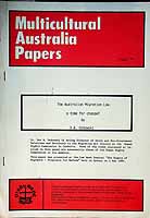 Ozdowski S.A. - The Australian Migration Law: A Time for change -  - KCK0001976