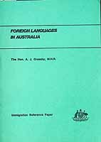 Grassby A J - Foreign Languages in Australia -  - KCK0002234