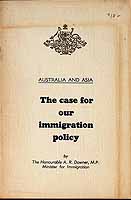 Downer A.R. - Australia and Asia The case for our Immigration Policy -  - KCK0002239