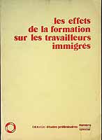  - Les Effects de la formationsur les Travailleurrs Immigres -  - KCK0002303