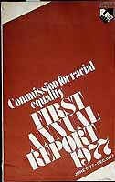  - Commission for racial equality First Annual Report 1977 -  - KCK0002307