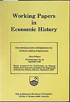 Withers Glenn - The Immigration contribution to human capital Formation -  - KCK0002532