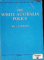 Collins T. - The White Australia Policy -  - KCK0002547