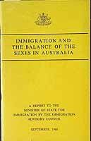  - Immigration and the Balance of the sexes in Australia -  - KCK0002566