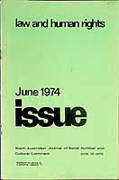  - Law and Human Rights June 1974 Issue -  - KCK0002717