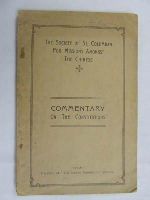  - The Society of St. Columban For Missions Amongst the Chinese Commentary on the Constitions -  - KDK0004687